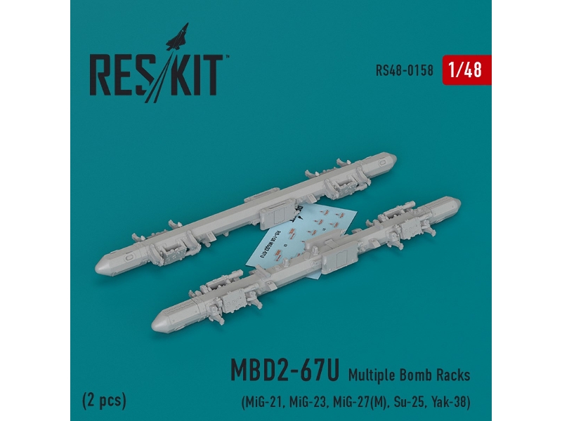 Mbd2-67u (2 Pcs) Multiple Bomb Racks (Mig-21, Mig-23, Mig-27(М), Mig-29К, Su-25, Yak-38) - zdjęcie 1 Mbd2-67u (2 Pcs) Multiple Bomb Racks (Mig-21, Mig-23, Mig-27(М), Mig-29К, Su-25, Yak-38) - zdjęcie 1