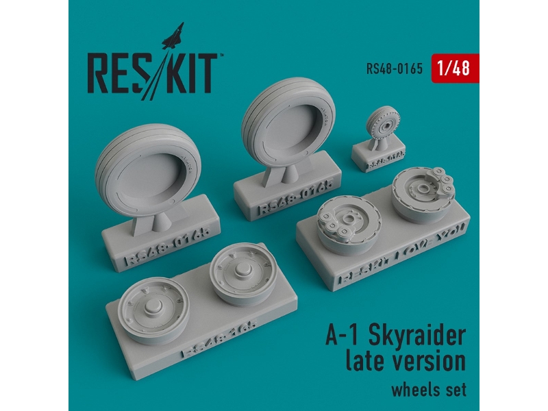 A-1 Skyraider Late Version Wheels Set - zdjęcie 1 A-1 Skyraider Late Version Wheels Set - zdjęcie 1