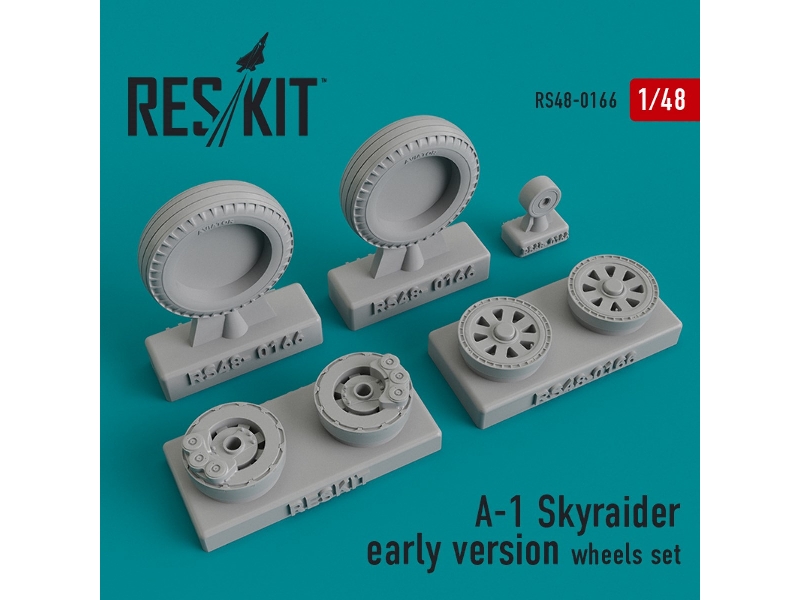 A-1 Skyraider Early Version Wheels Set - zdjęcie 1 A-1 Skyraider Early Version Wheels Set - zdjęcie 1