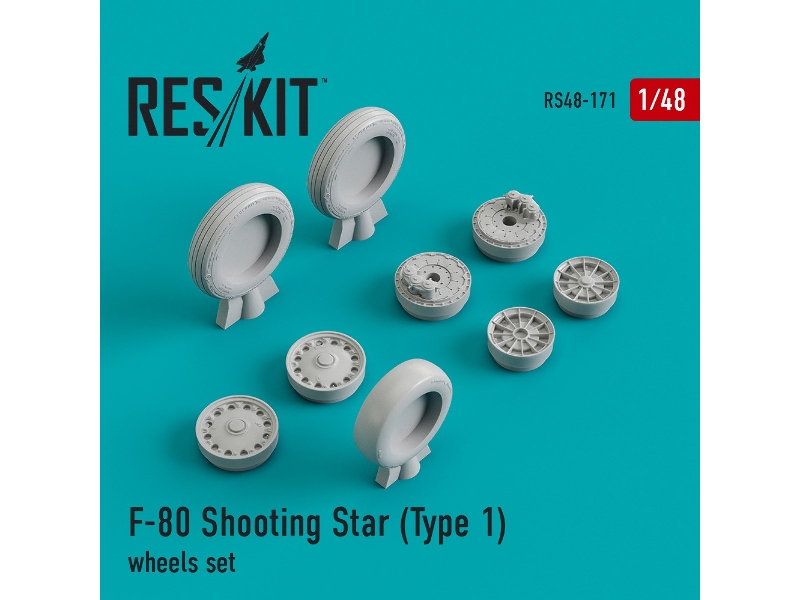 F-80 Shooting Star (Type 1) Wheels Set - zdjęcie 1 F-80 Shooting Star (Type 1) Wheels Set - zdjęcie 1