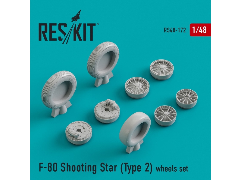 F-80 Shooting Star (Type 2) Wheels Set - zdjęcie 1 F-80 Shooting Star (Type 2) Wheels Set - zdjęcie 1