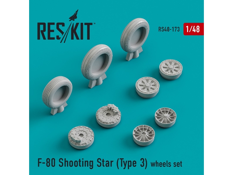 F-80 Shooting Star (Type 3) Wheels Set - zdjęcie 1 F-80 Shooting Star (Type 3) Wheels Set - zdjęcie 1