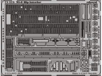  Mi-8 Hip interior S. A. 1/72 - Hobby Boss - blaszki - zdjęcie 3