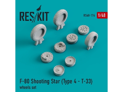 F-80 Shooting Star (Type 4 - &#1058;-33) Wheels Set - zdjęcie 1