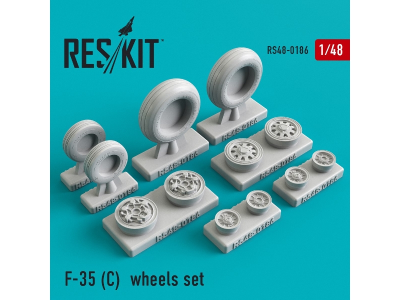 F-35 (C) Wheels Set - zdjęcie 1 F-35 (C) Wheels Set - zdjęcie 1