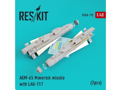 Agm-65 Maverick Missile With Lau-117 (2pcs)av-8b, A-10, F-16, F-18) - zdjęcie 1