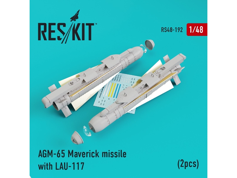 Agm-65 Maverick Missile With Lau-117 (2pcs)av-8b, A-10, F-16, F-18) - zdjęcie 1 Agm-65 Maverick Missile With Lau-117 (2pcs)av-8b, A-10, F-16, F-18) - zdjęcie 1