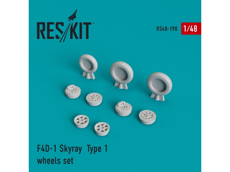 F4d-1 Skyray Type 1 Wheels Set - zdjęcie 1