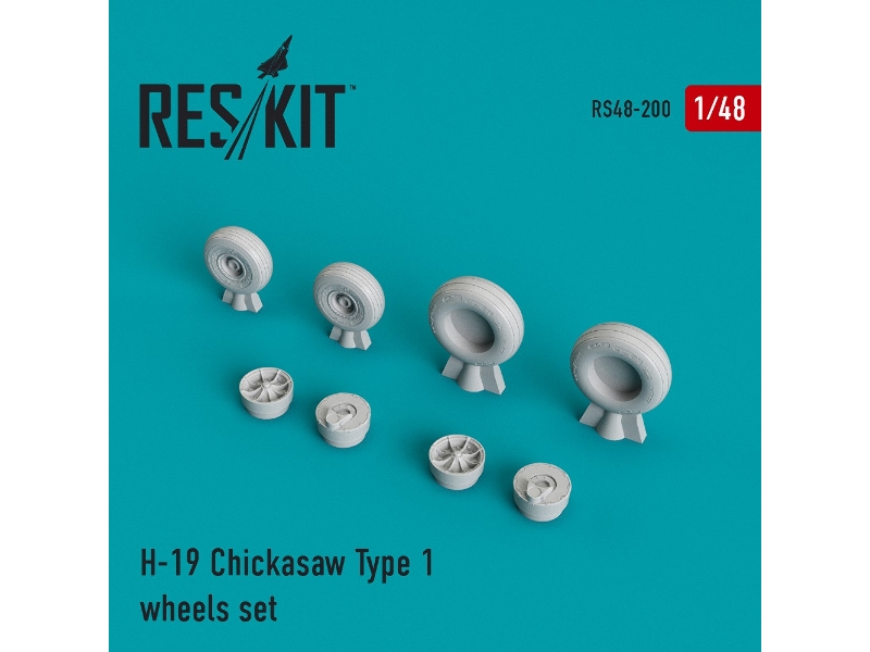 H-19 Chickasaw Type 1 Wheels Set - zdjęcie 1 H-19 Chickasaw Type 1 Wheels Set - zdjęcie 1