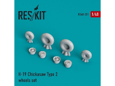 H-19 Chickasaw Type 2 Wheels Set - zdjęcie 1