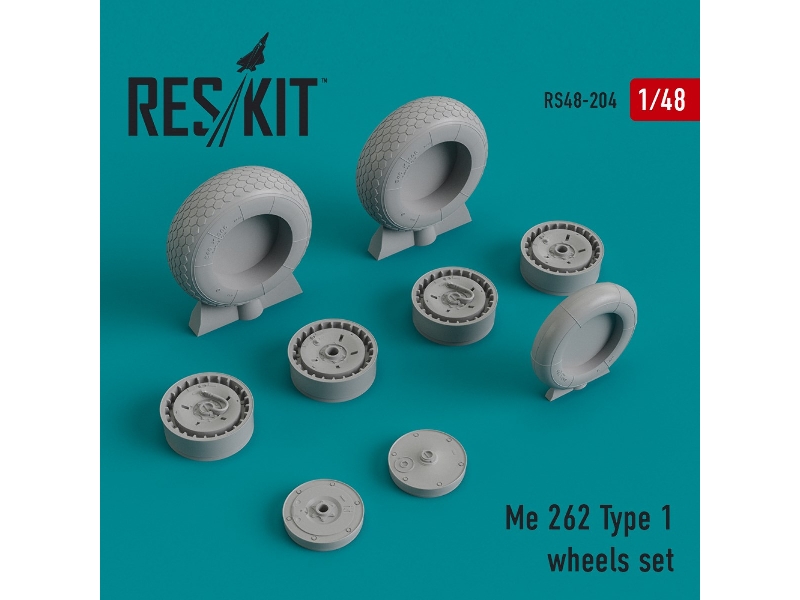 Me.262 Type 1 Wheels Set - zdjęcie 1 Me.262 Type 1 Wheels Set - zdjęcie 1