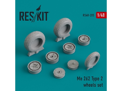 Me.262 Type 2 Wheels Set - zdjęcie 1