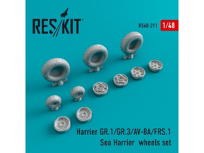 Harrier Gr.1/Gr.3/Av-8a/Frs.1/Sea Harrier Wheels Set - zdjęcie 1