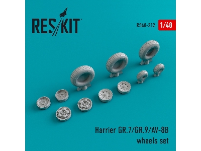 Harrier Gr.7/Gr.9/Av-8b Wheels Set - zdjęcie 1