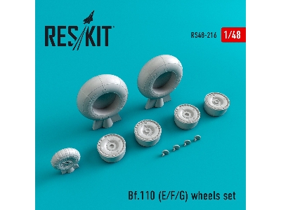 Bf.110 (E/F/G) Wheels Set - zdjęcie 1