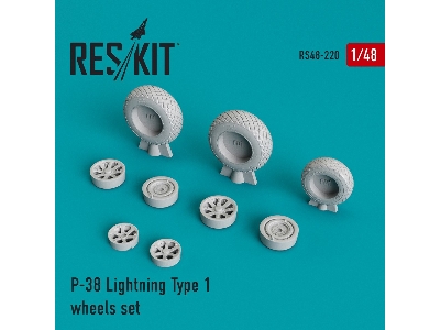 P-38 Lightning Type 1 Wheels Set - zdjęcie 1