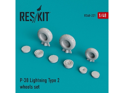 P-38 Lightning Type 2 Wheels Set - zdjęcie 1