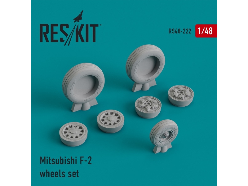 Mitsubishi F-2 Wheels Set - zdjęcie 1 Mitsubishi F-2 Wheels Set - zdjęcie 1
