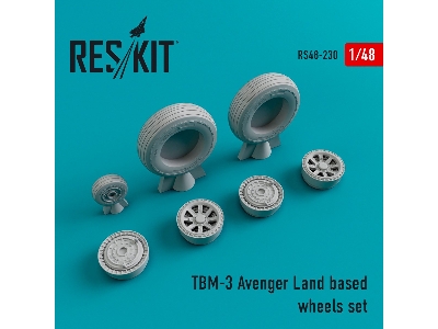 Tbm-3 Avenger Land Based Wheels Set - zdjęcie 1