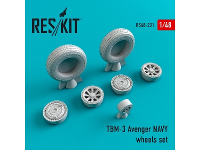 Tbm-3 Avenger Navy Wheels Set - zdjęcie 1