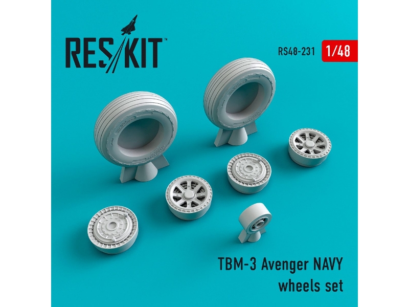 Tbm-3 Avenger Navy Wheels Set - zdjęcie 1 Tbm-3 Avenger Navy Wheels Set - zdjęcie 1