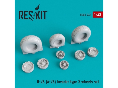 B-26 (A-26) Invader Type 3 Wheels Set - zdjęcie 1