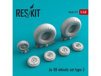 Ju-88 Wheels Set Type 2 - zdjęcie 1