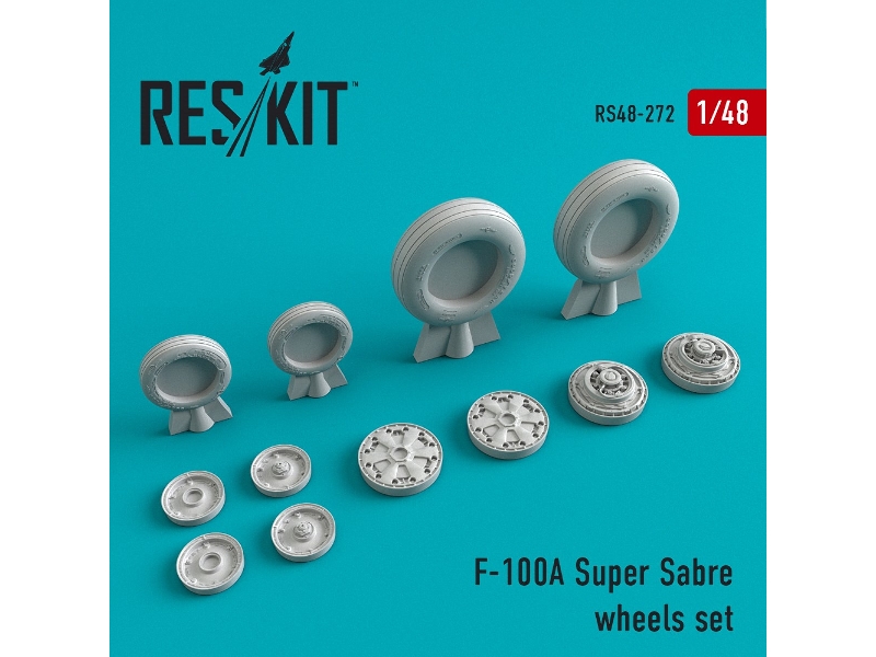 F-100 (A) Super Sabre Wheels Set - zdjęcie 1 F-100 (A) Super Sabre Wheels Set - zdjęcie 1