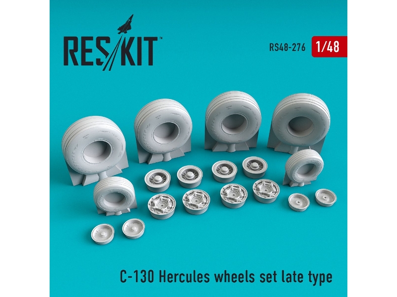 C-130 Hercules Wheels Set Late Type - zdjęcie 1 C-130 Hercules Wheels Set Late Type - zdjęcie 1