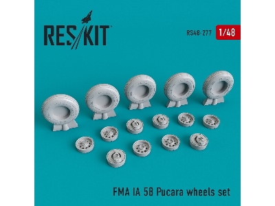 Fma Ia 58 Pucará (Pucara) Wheels Set - zdjęcie 1