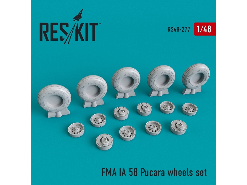 Fma Ia 58 Pucará (Pucara) Wheels Set - zdjęcie 1 Fma Ia 58 Pucará (Pucara) Wheels Set - zdjęcie 1
