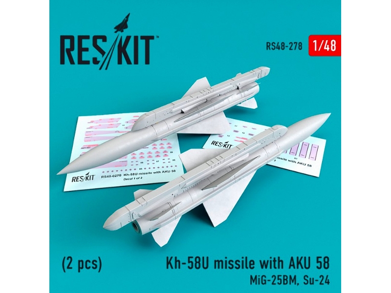 Kh-58u Missile With Aku 58 2 Pcs Mig-25bm, Su-24 - zdjęcie 1