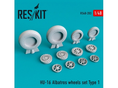 Hu-16 Albatros Wheels Set Type 1 - zdjęcie 1