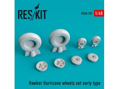 Hawker Hurricane Wheels Set Early Type - zdjęcie 1