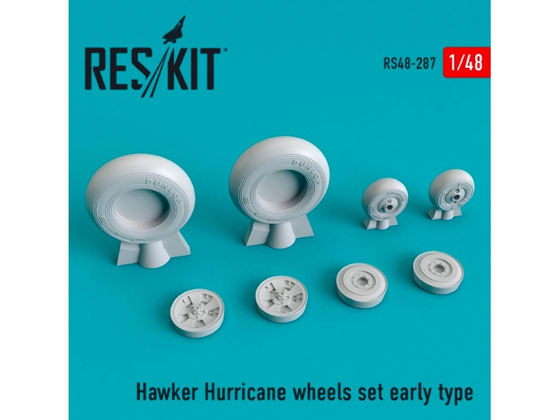 Hawker Hurricane Wheels Set Early Type - zdjęcie 1