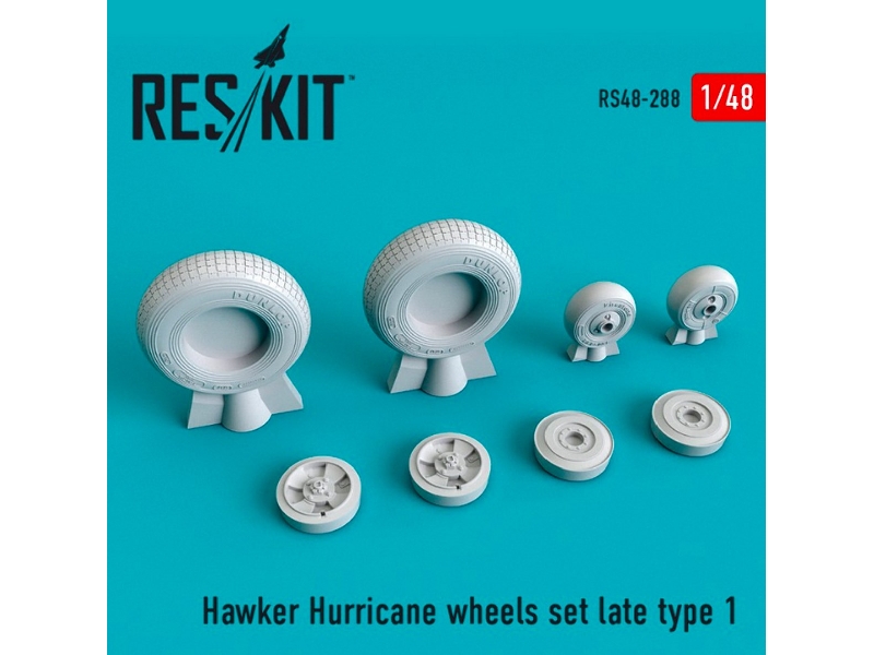 Hawker Hurricane Wheels Set Late Type 1 - zdjęcie 1 Hawker Hurricane Wheels Set Late Type 1 - zdjęcie 1