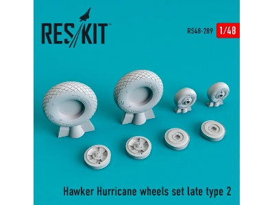 Hawker Hurricane Wheels Set Late Type 2 - zdjęcie 1