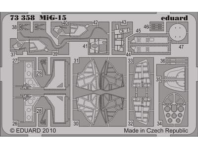  MiG-15 1/72 - Airfix - blaszki - zdjęcie 1