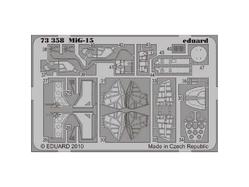 MiG-15 1/72 - Airfix - blaszki - zdjęcie 1 MiG-15 1/72 - Airfix - blaszki - zdjęcie 1