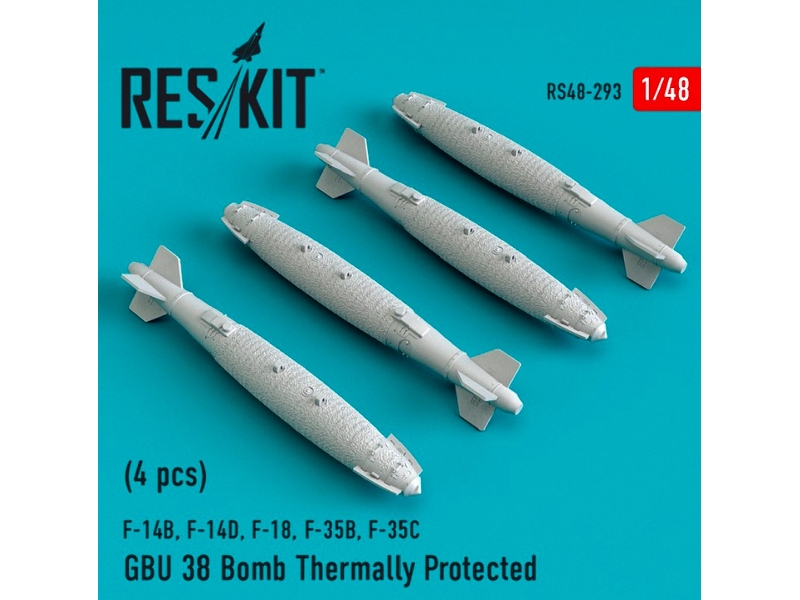 Gbu 38 Bomb Thermally Protected 4 Pcs F-14b, F-14d, F-18,f-35b,f-35c - zdjęcie 1