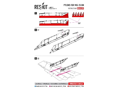 Pylons For Mig-25 Bm - zdjęcie 2
