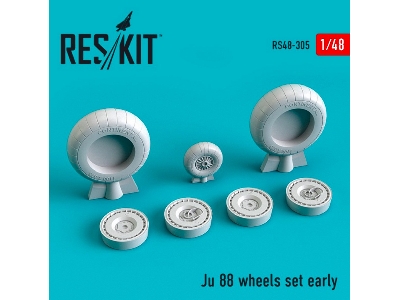 Ju 88 Wheels Set Early Type - zdjęcie 1