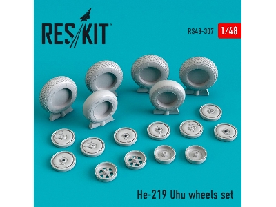 He-219 Uhu Wheels Set - zdjęcie 1