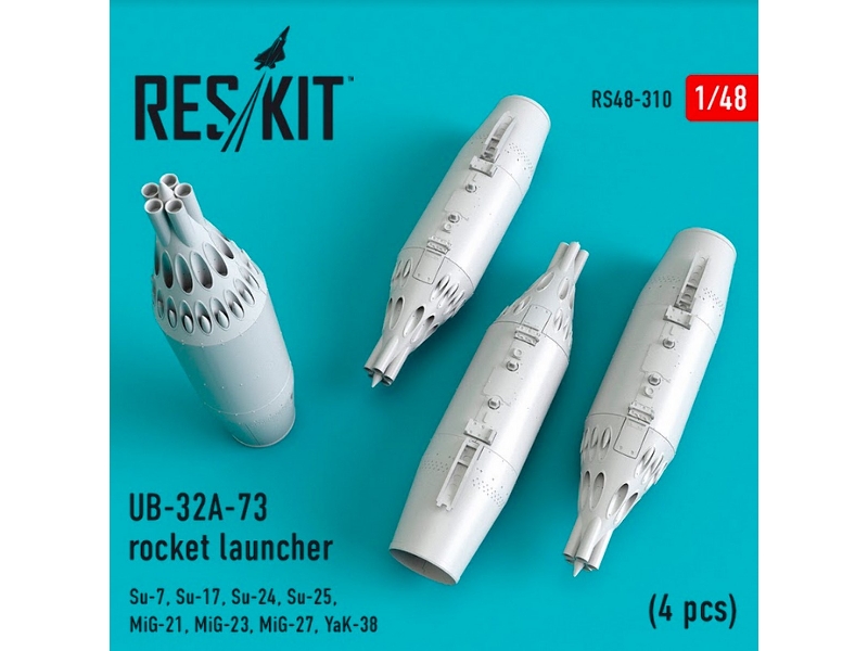 Ub-32a-73 Rocket Launcher 4 Pcs Su-7, Su-17, Su-24, Su-25, Mig-21, Mig-23, Mig-27, Yak-38 - zdjęcie 1