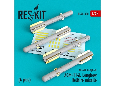 Agm-114l Longbow Hellfire Missiles (4 Pcs)(Ah-64d Longbow) - zdjęcie 1