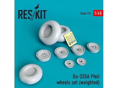 Do-335&#1040; Pfeil Wheels Set Weighted - zdjęcie 1