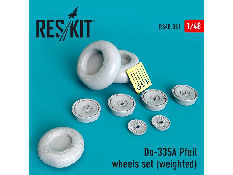 Do-335А Pfeil Wheels Set Weighted - zdjęcie 1 Do-335А Pfeil Wheels Set Weighted - zdjęcie 1