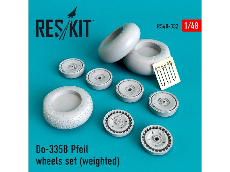 Do-335&#1042; Pfeil Wheels Set Weighted - zdjęcie 1
