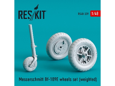 Messerschmitt Bf-109e Wheels Set (Weighted) - zdjęcie 1