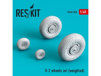 Il-2 Wheels Set (Weighted) - zdjęcie 1